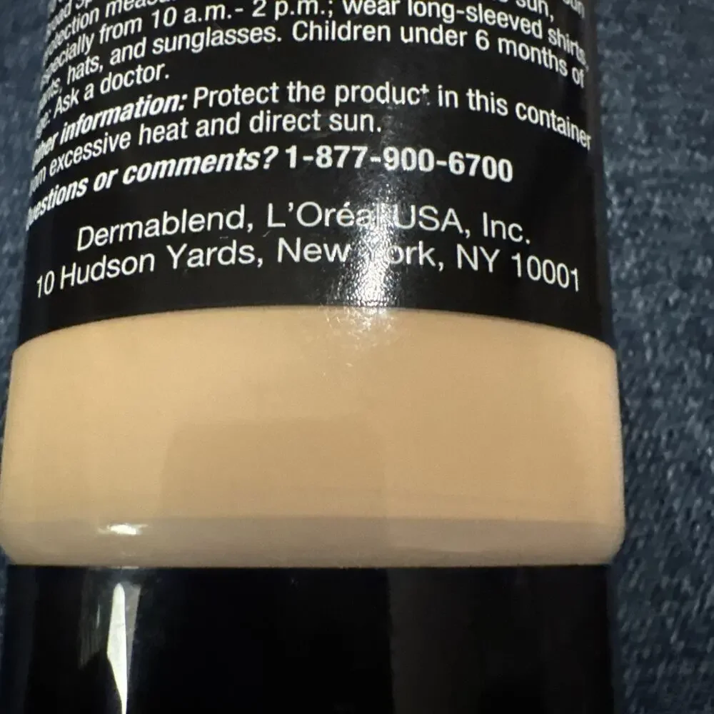 NEW Dermablend Leg & Body Makeup SPF 25 Fair Ivory 10N 3.4 oz Foundation